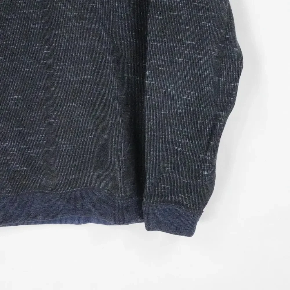 Tommy Bahama Sweater‎ Mens Large Blue Reversible Half Zip Pullover Fall